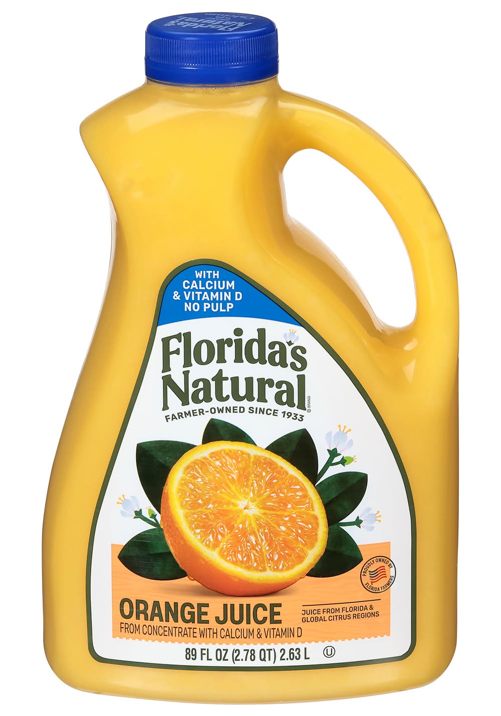 Florida's Natural No Pulp Orange Juice (89 fl oz)