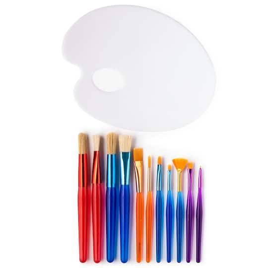 Creatology Paint Brushes With Palette Kit