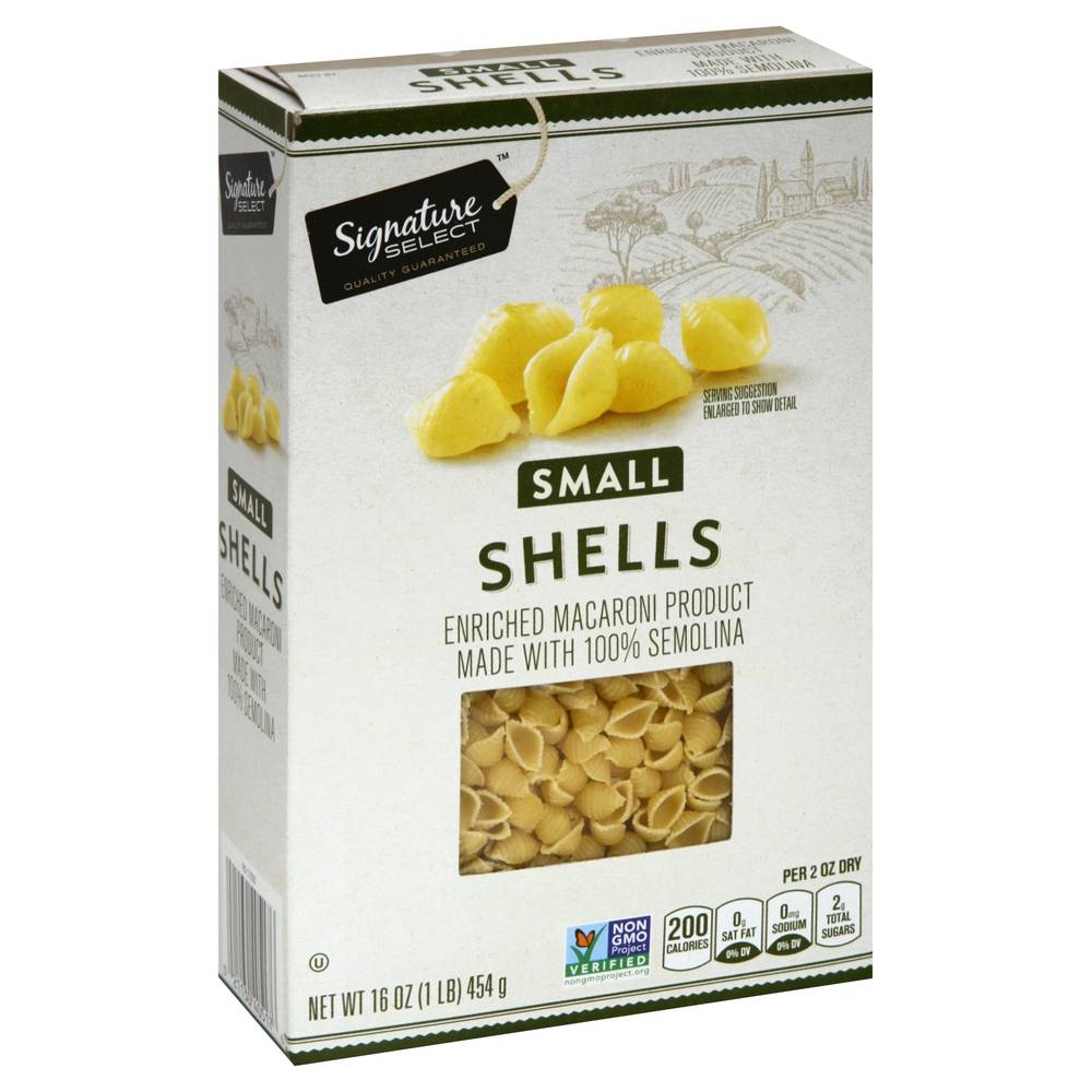 Signature Select Pasta Shells Small Box (1 lbs)