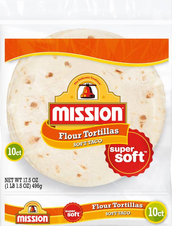 Mission Soft Taco Flour Tortillas (10 ct)