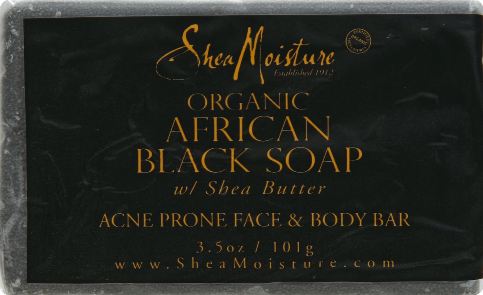 SheaMoisture Face & Body Bar African Black Soap (3.5 oz)