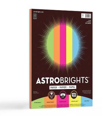 Astrobrights Color Paper, 8.5 x 11 in, Assorted