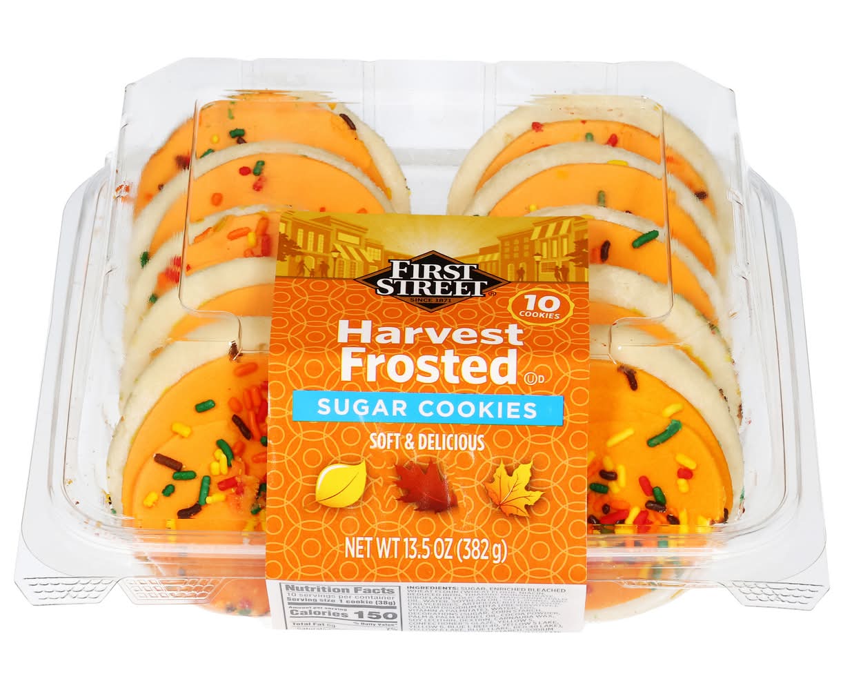 First Street Harvest Frosted Sugar Cookies (13.5 oz)