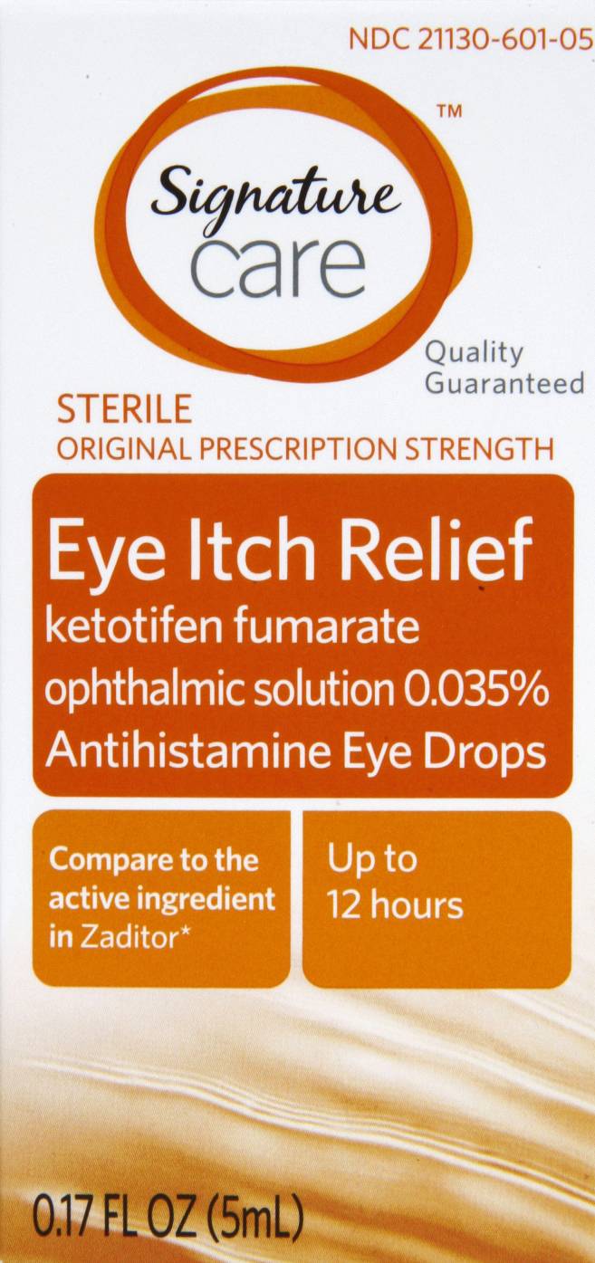 Signature Care Antihistamine Eye Drops Itch Relief (0.2 oz)