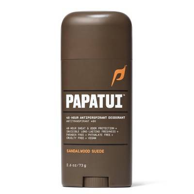 Papatui 48 Hour Antiperspirant Deodorant, Sandalwood Suede (2.6 oz)