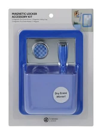 Magnetic Locker Accessory Kit Blue