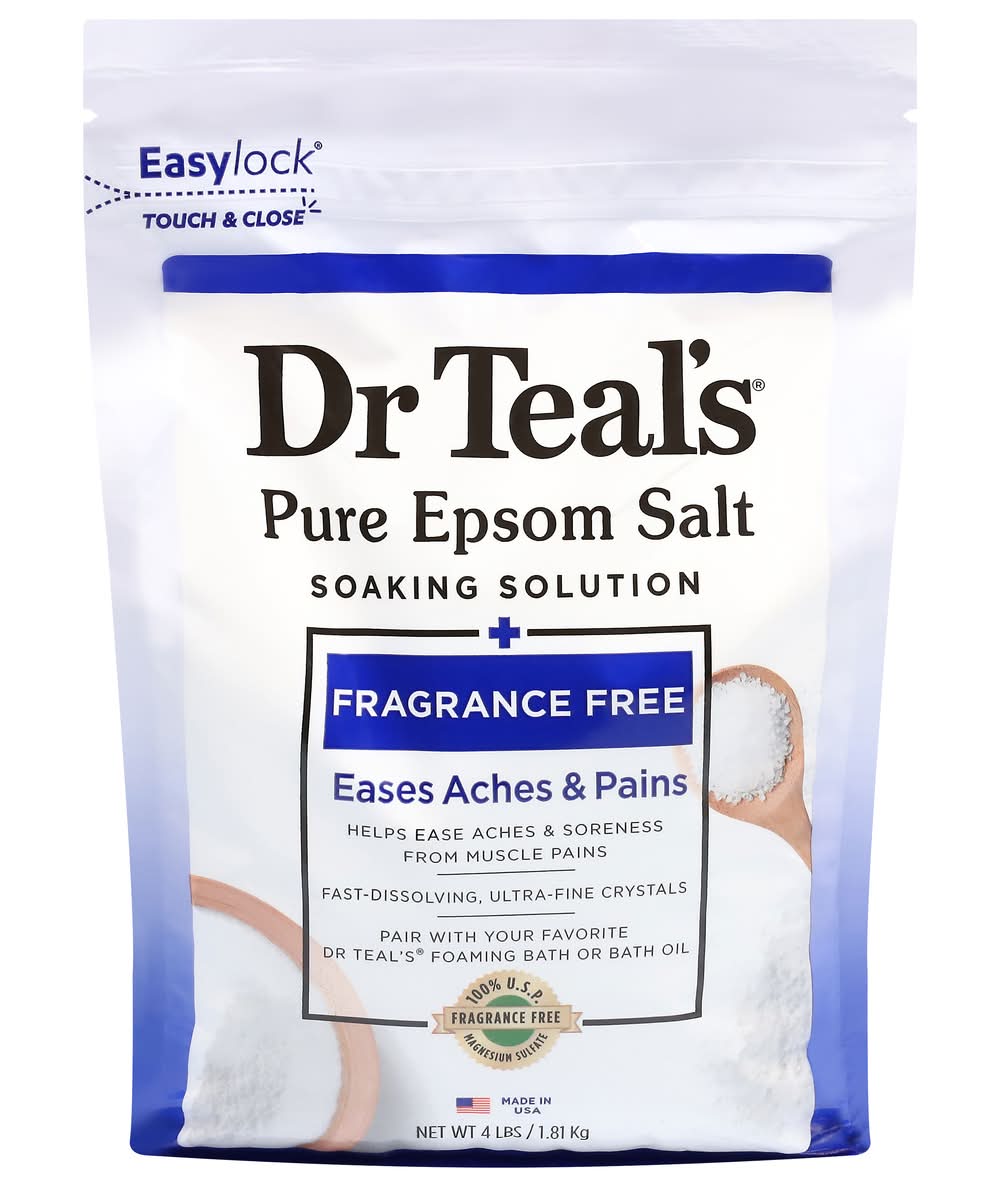 Dr Teal's Pure Epsom Salt Soaking Solution (4.01 lbs)