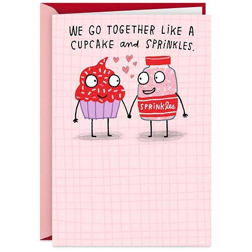 Order Shoebox Funny Valentine's Day Card for Significant Other (Cupcake and Sprinkles) S36 - 1.0 ea food online from Walgreens store, NEW BERN on bringmethat.com