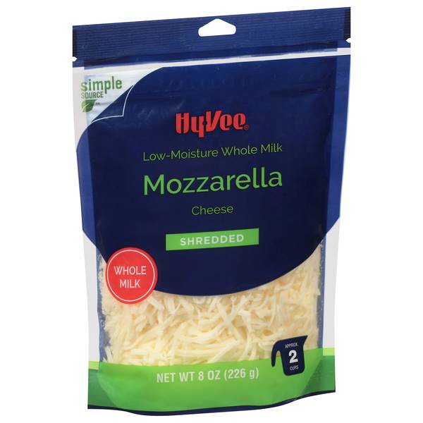 Hy-Vee Low Moisture Whole Milk Mozzarella Shredded Cheese
