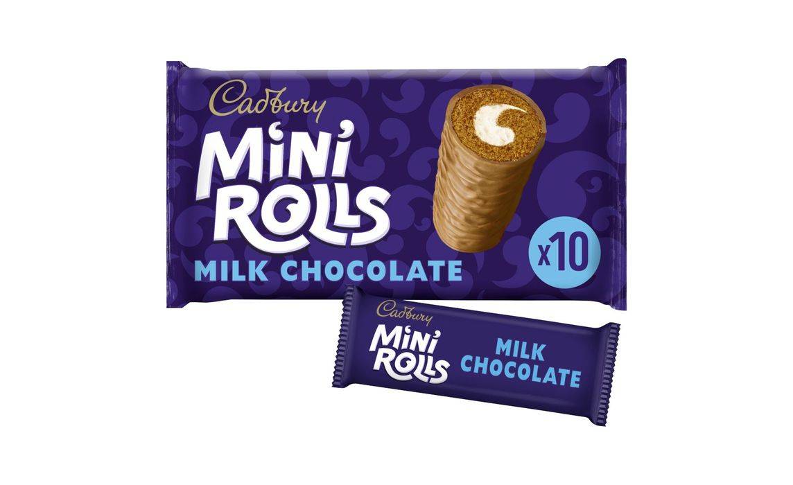 Cadbury Milk Chocolate Mini Rolls Cakes 10's (393384)