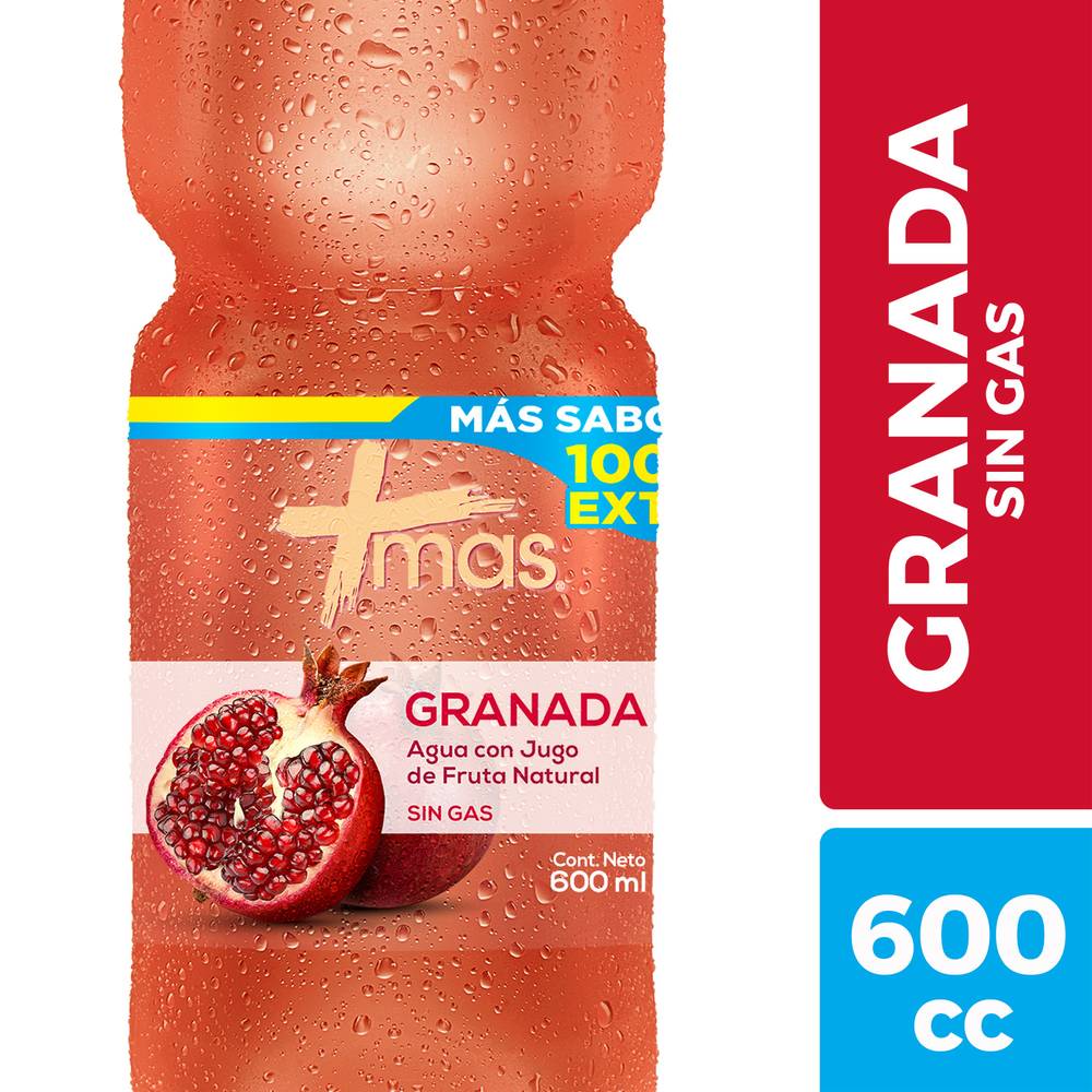 Mas · Agua saborizada sin gas - Granada (600 ml)