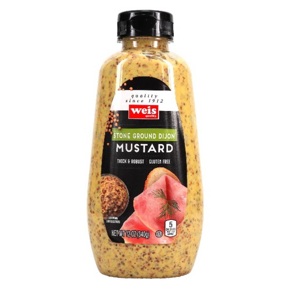 Weis Quality Mustard Stone Ground Dijon