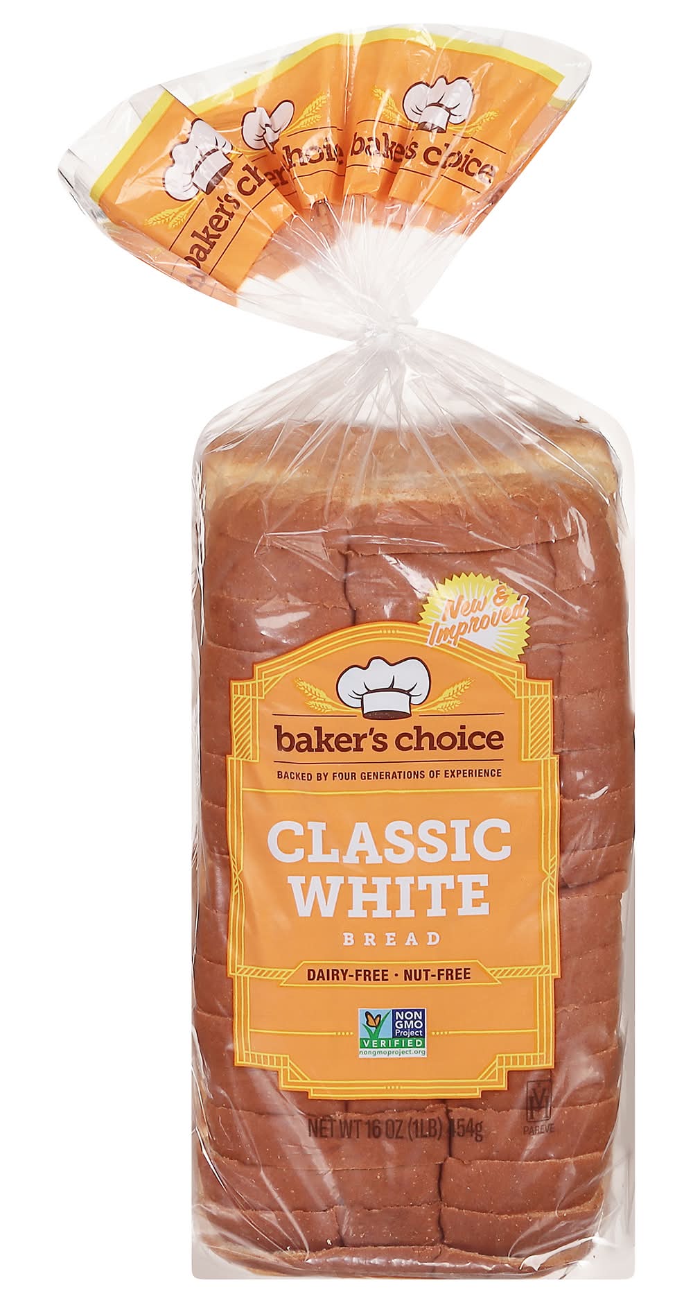 Bakers Choice Classic White Bread (16 oz)