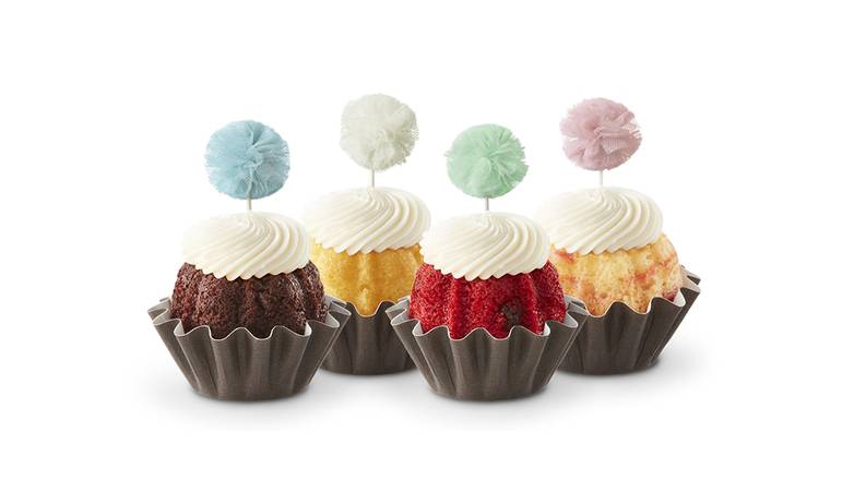 Pastel Pom Poms Bundtinis® - Signature Assortment and Toppers