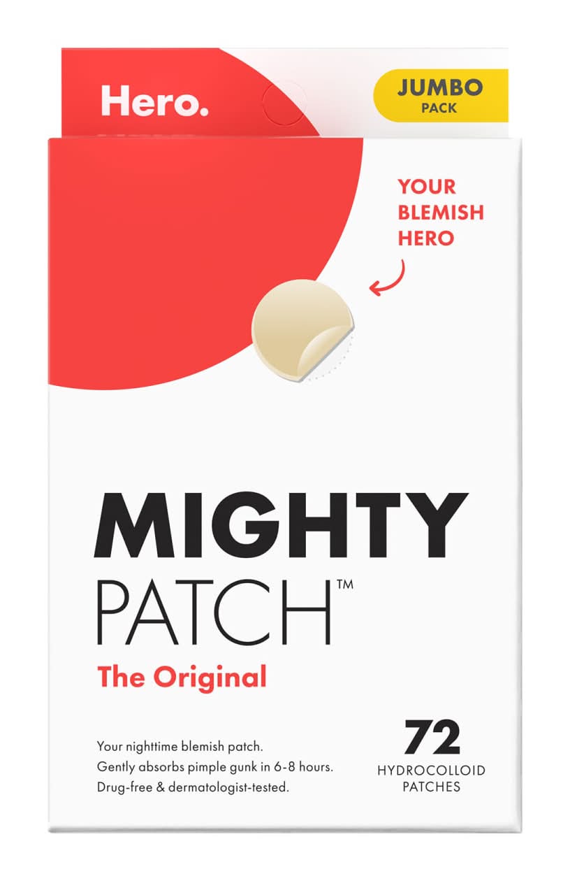Mighty Patch The Original Acne Pimple Patches (72 ct)