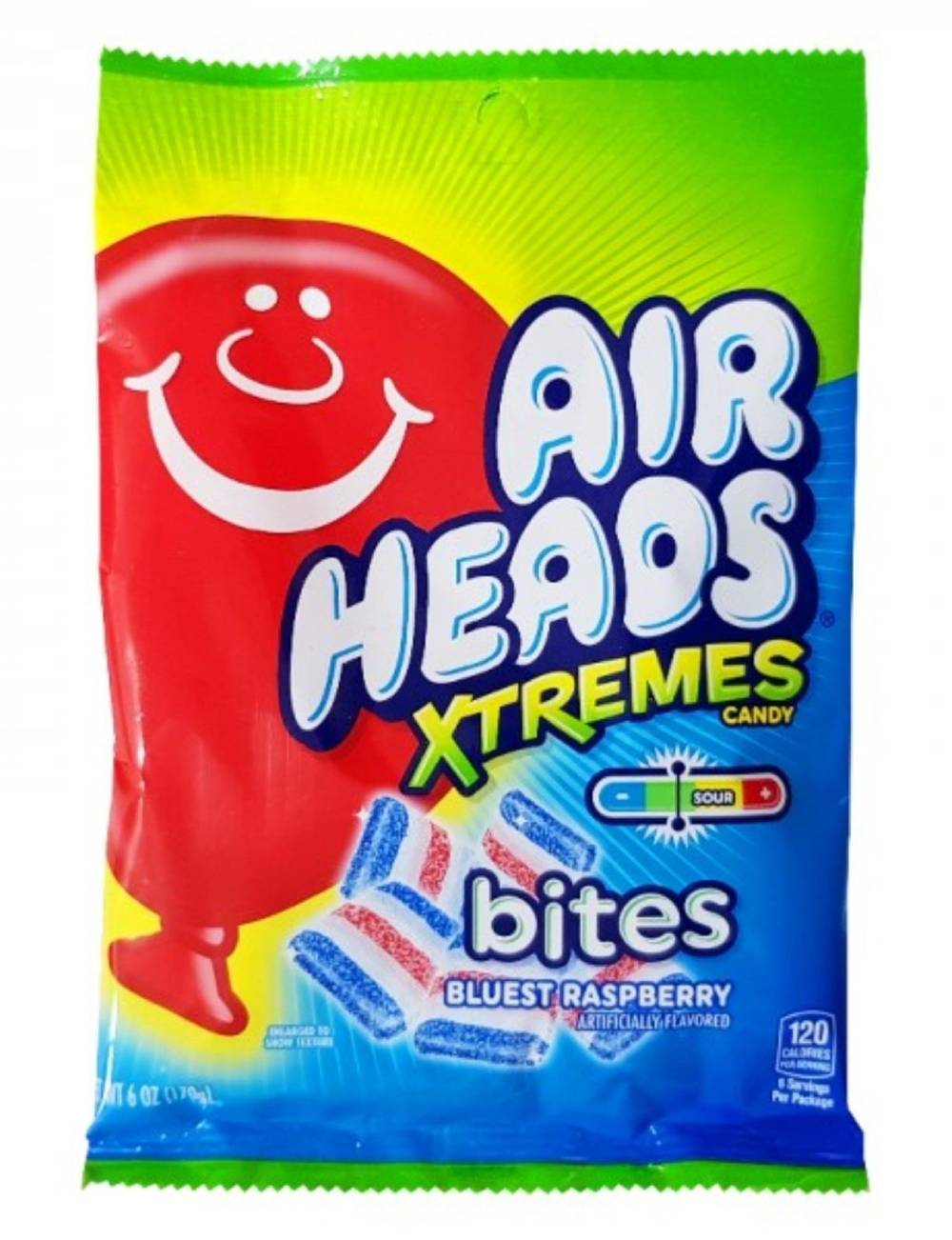 AirHeads Xtremes Bluest Raspberry Candy Bites