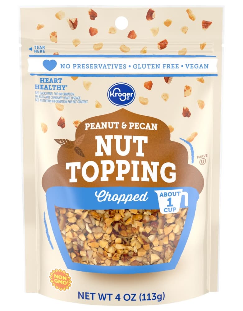 Kroger Peanut & Pecan Chopped Nut Topping (4 oz)