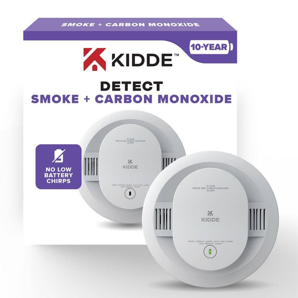 Kidde Smoke & Carbon Monoxide Detector With Alarm Led Warning Light