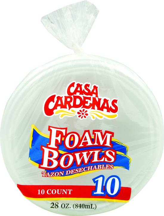 Casa Cardenas · Foam Bowls (10 ct)