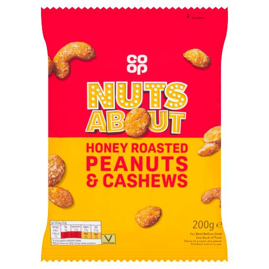 Co-Op Honey Roasted Peanuts & Cashews 200g