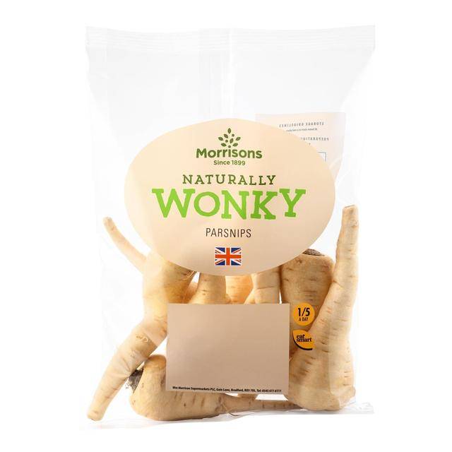 MORRISONS WONKY PARSNIPS 500G