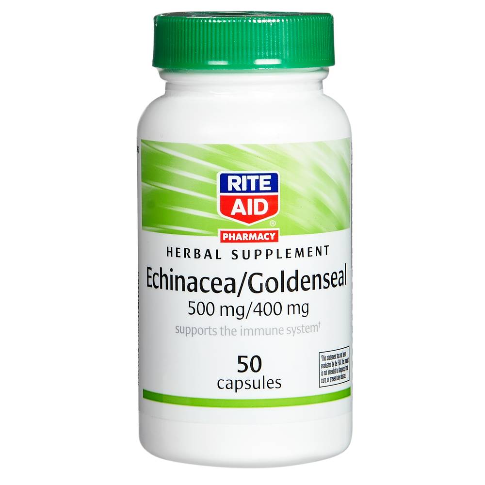 Rite Aid Echinacea 500mg- Goldenseal 400mg