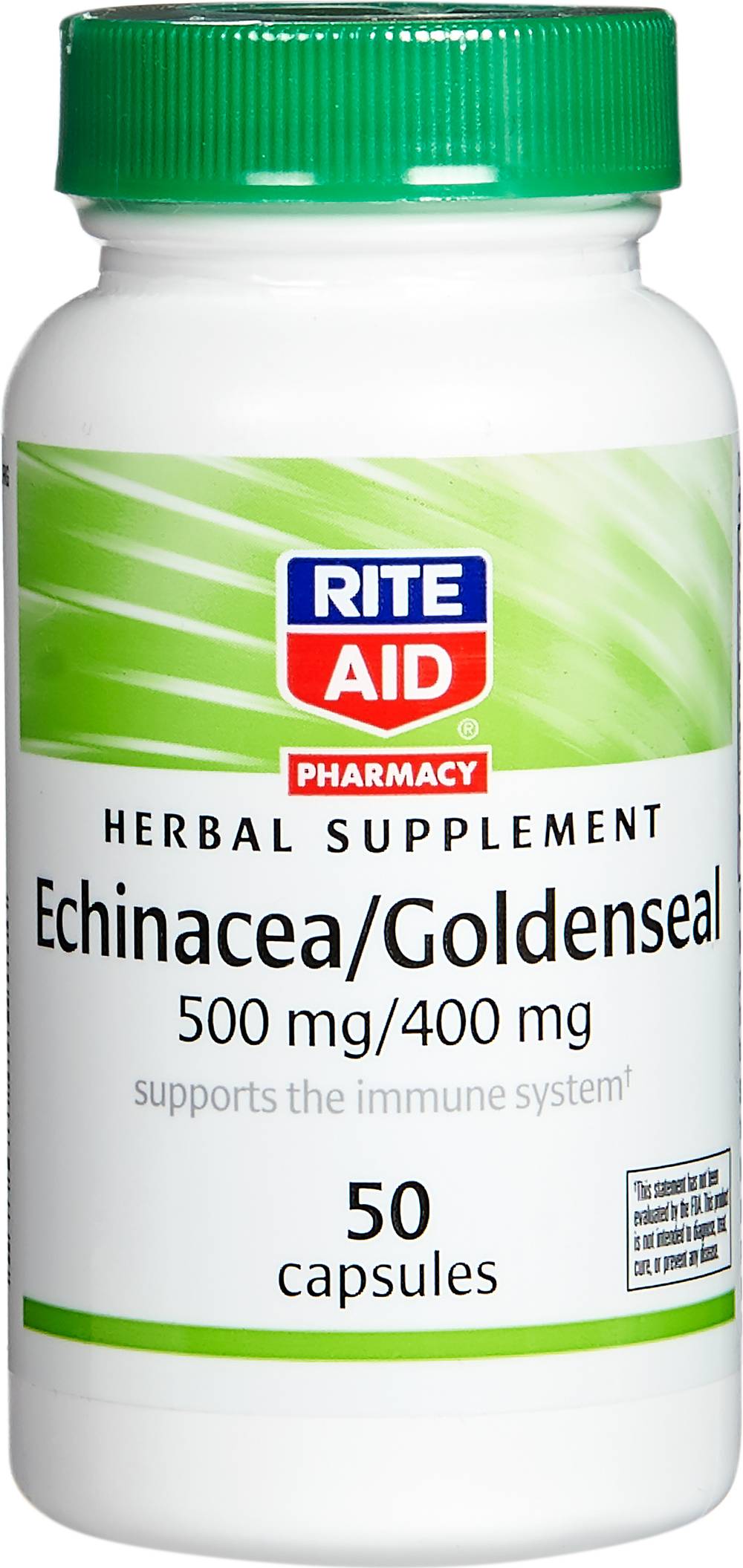 Rite Aid Echinacea 500mg- Goldenseal 400mg (50 ct)