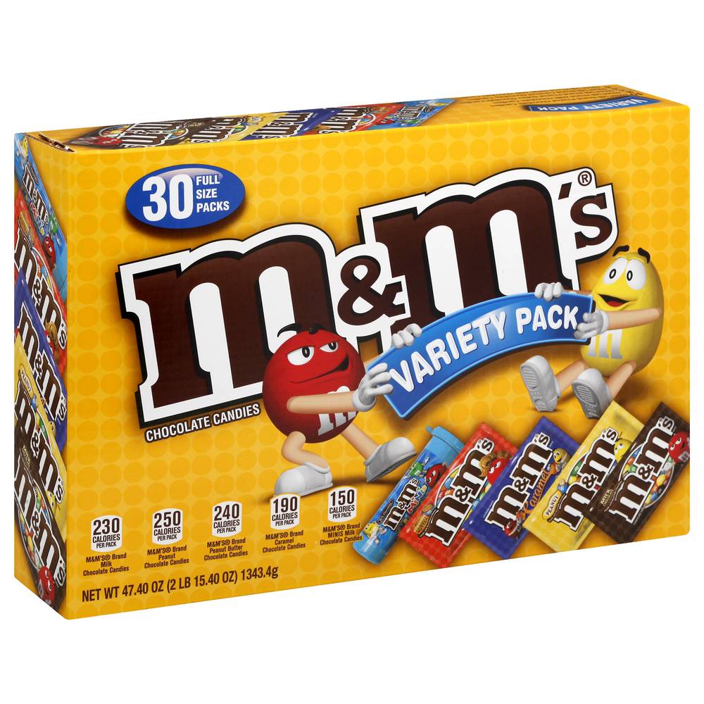 M&M's Variety pack Chocolate Candies (2.96 lbs)