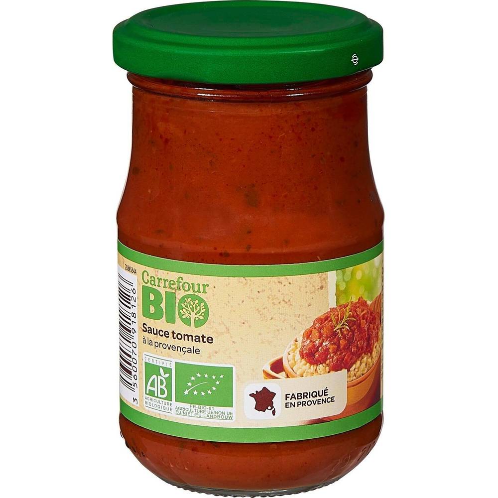 Sauce  tomate provençale Bio CARREFOUR BIO - le pot de 190g