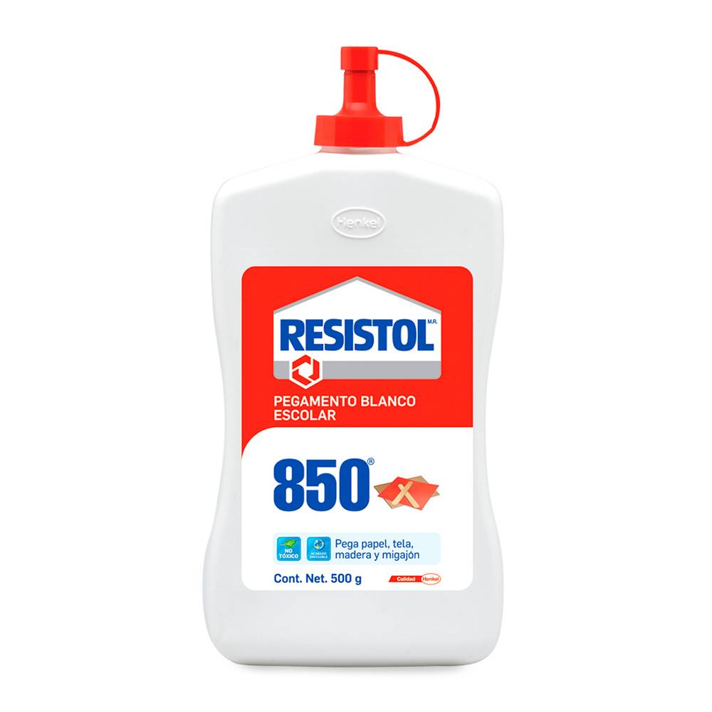 Resistol pegamento blanco 850 (botella 500 g)
