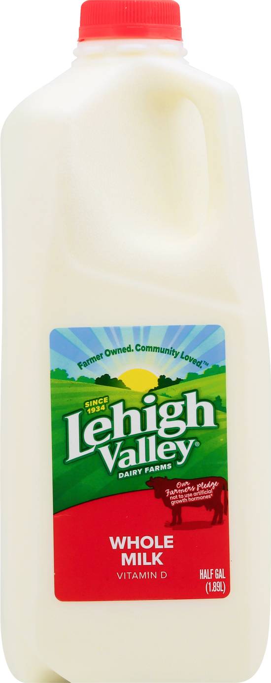 Lehigh Valley Vitamin D Whole Milk (1.89 L)