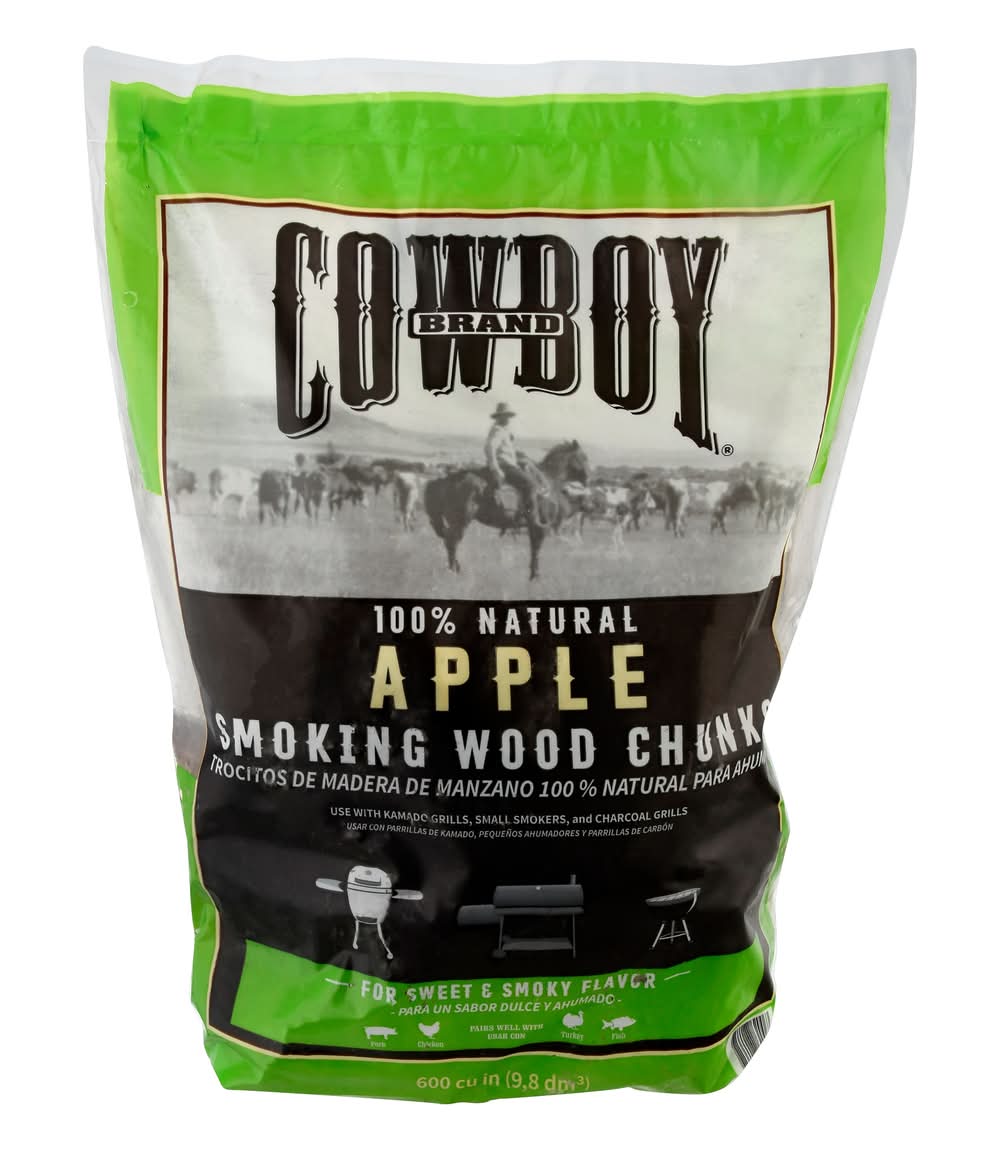 Cowboy Charcoal Apple 600 Cubic inch(es) Wood chunks