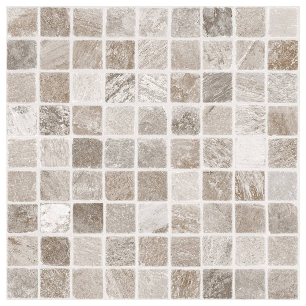 Tarkett Grey Stone look 0.042-mil x 6-ft W Pre-cut Vinyl Sheet Flooring | L10016X8
