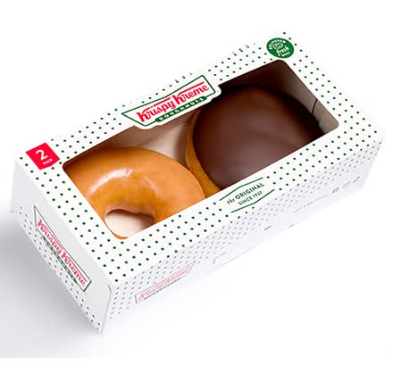 Krispy Kreme Chocolate Custard And Original Glaze 2 Pack