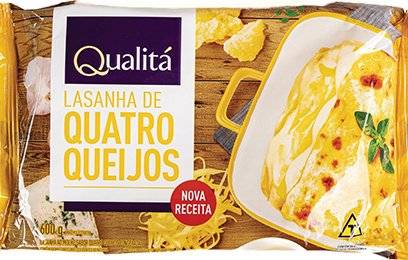 Qualitá · Lasanha de quatro queijos congelada (600 g)