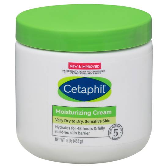 Cetaphil Very Dry To Dry Sensitive Skin Moisturizing Cream