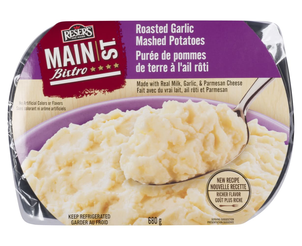Main St Bistro Mashed Potatoes, Roasted Garlic (680 g)