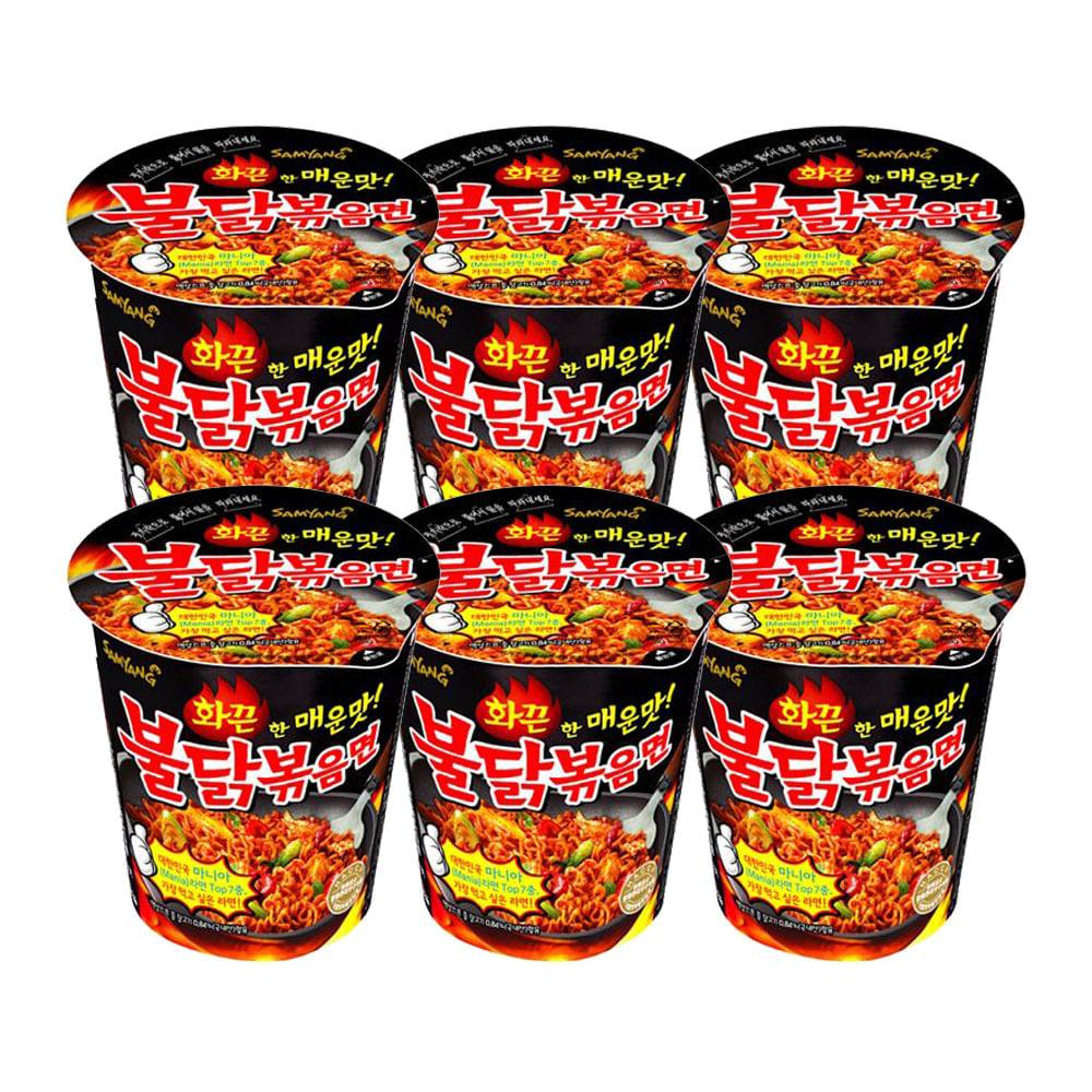 Samyang hot chicken ramen 6cup/box