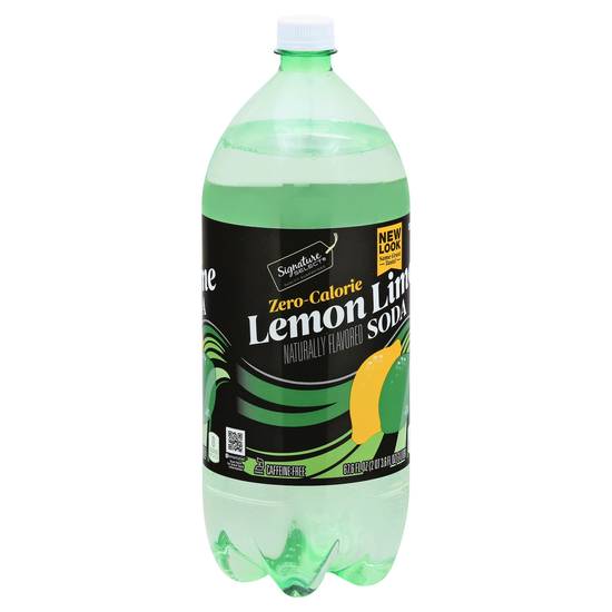 Signature Select Zero-Calorie Lemon Lime Soda (2 L)