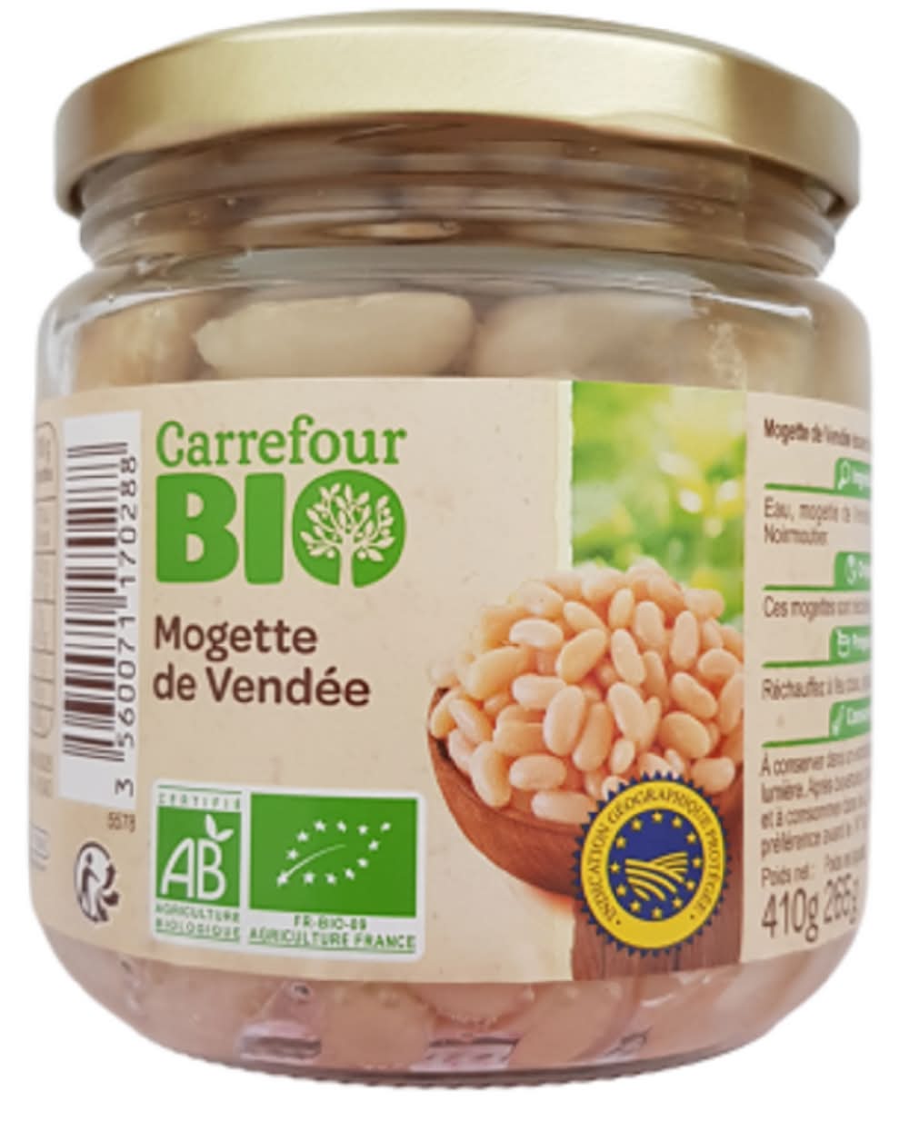 Carrefour Bio - Mogette bio de vendée (410g)