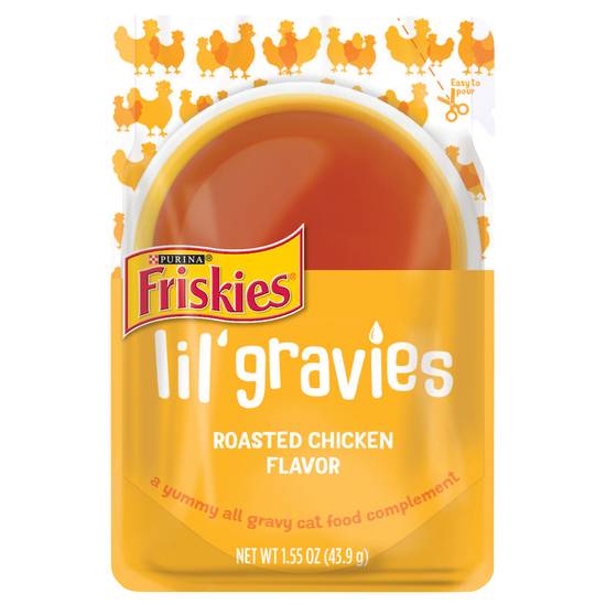 Friskies Lil' Gravies Roasted Chicken Flavor Cat Food