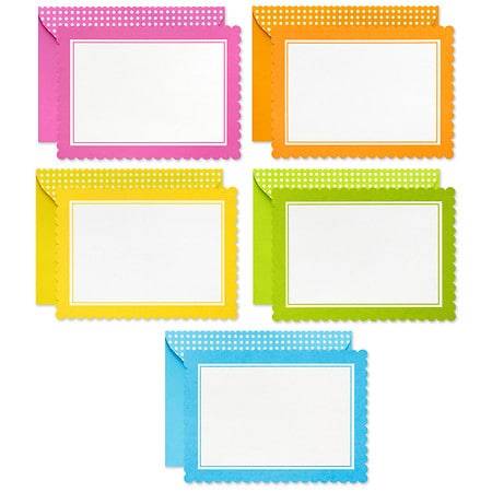 Hallmark Flat Blank Note Cards in Caddy