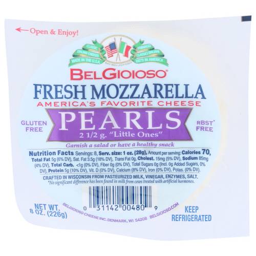 Belgioioso Fresh Mozzarella Pearls