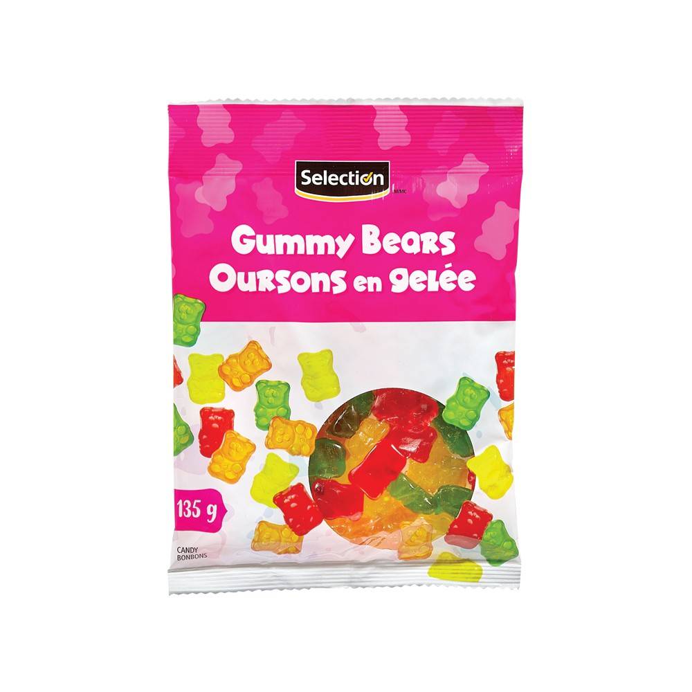 Selection oursons en gelée (135 g) - gummy bears (135 g)