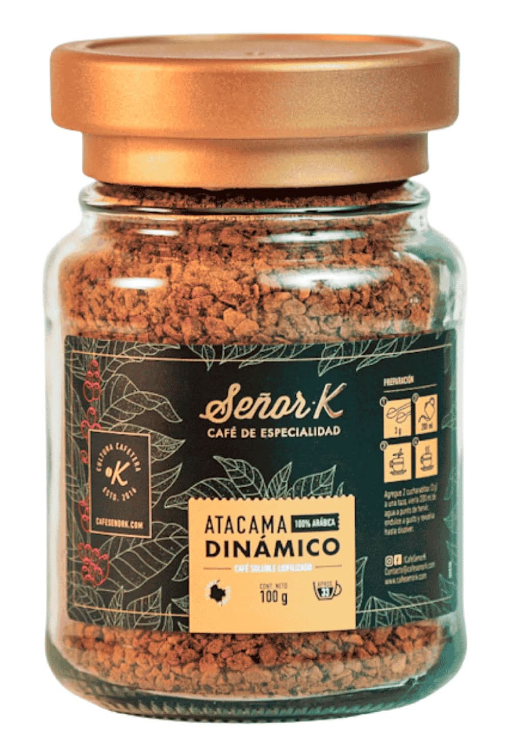 Señor K · Café liofilizado atacama dinámico (100 g)