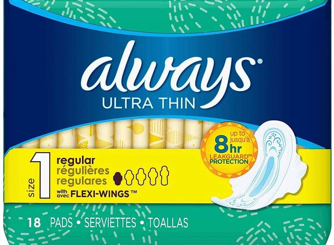 ALWAYS ULTRA  THIN REGULAR 18 PADS