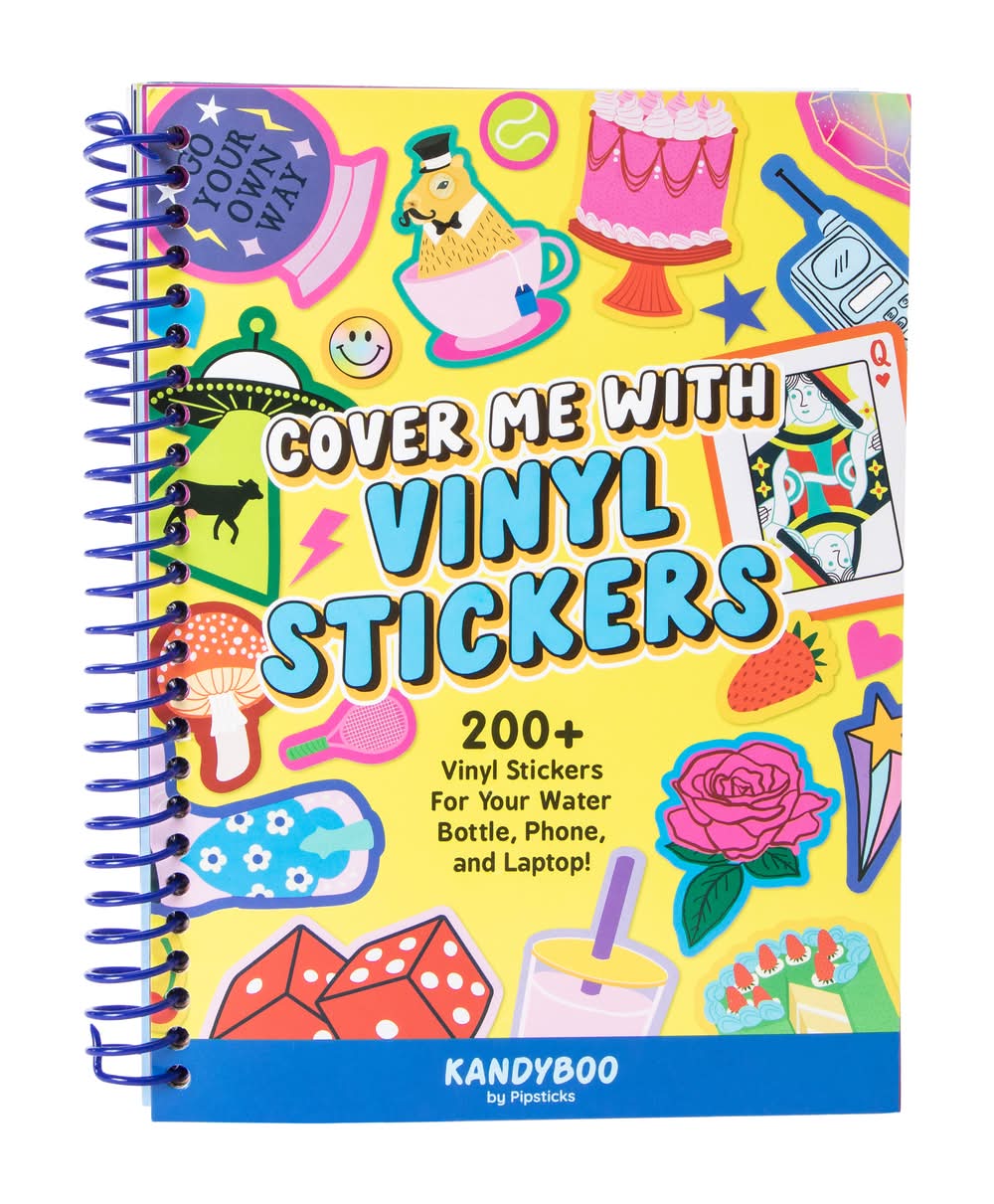 Cover Me With Vinyl Stickers Book