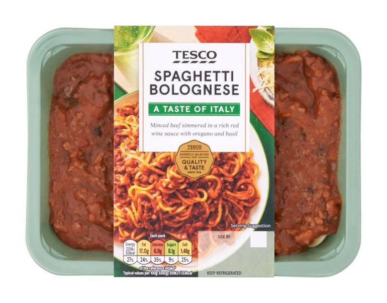 Tesco Spaghetti Bolognese 400g (402912)