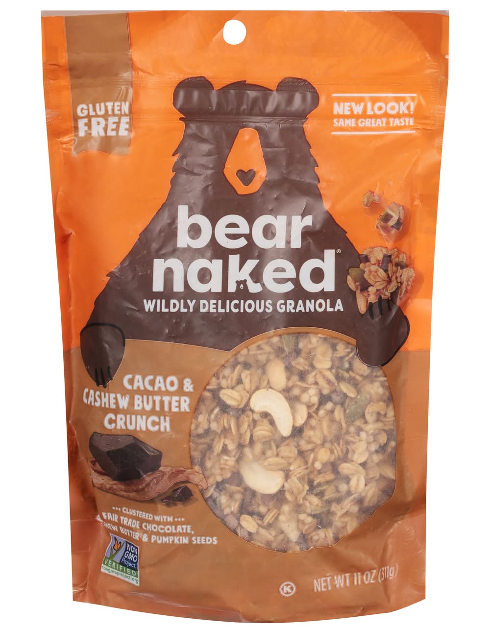 Bear Naked Whole Grain Granola, Cacao-Cashew Butter (11 oz)