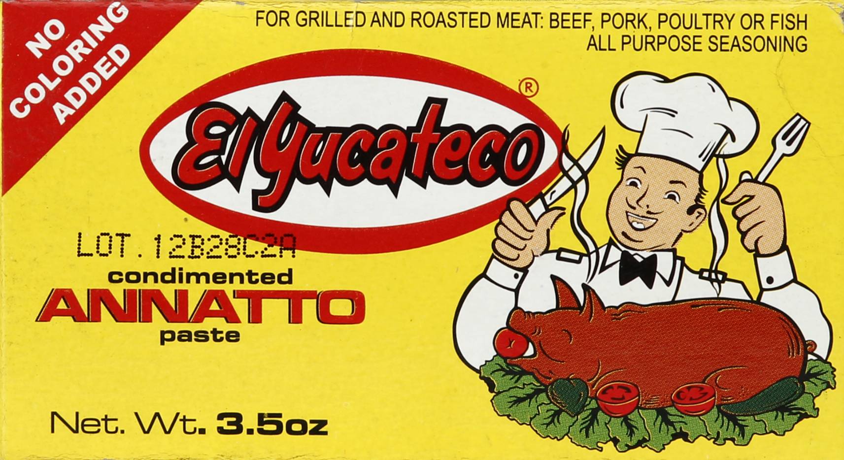 El Yucateco Condimented Annatto Paste (3.5 oz)